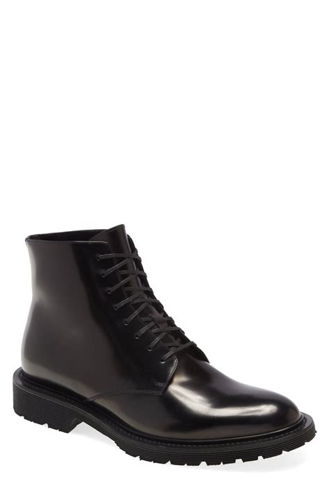 bottine ysl|saint laurent lace up boots.